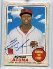 2017 Topps Heritage Minor League Edition – Real One Autographs Ronald Acuña Jr.